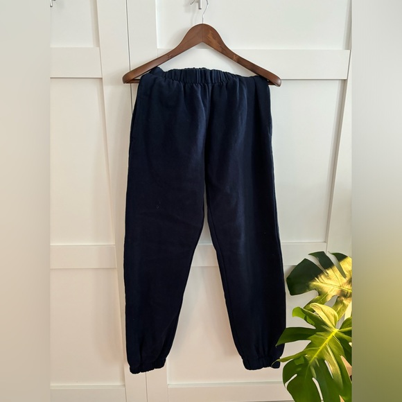 Brandy Melville Navy Joggers w/ elastic bottoms - Picture 1 of 5